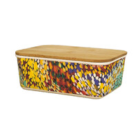 Utopia Aboriginal Art Bamboo Lunch Box - Firesparks
