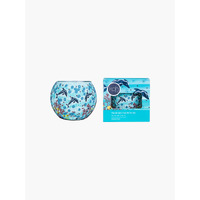 Koh Living Aboriginal Art Tealight Candle Holder (11cm) - Depths of Dolphins