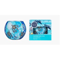 Koh Living Aboriginal Art Tealight Candle Holder (11cm) -Turtles