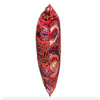 Awelye - Utopia Aboriginal Art Waterproof Outdoor Cushion Cover (50cm x 50cm)