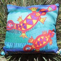 Saretta Aboriginal Art Totem Cushion Cover - Paramaibaan (Platypus)