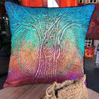 Saretta Aboriginal Art Totem Cushion Cover - Powaikaliko Wakool - Grow as One
