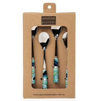 Martumili Aboriginal Art Teaspoon (Set 4) - Detail from Untitled