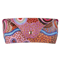 Koh living Aboriginal Art Hardcover Glasses Case/Lens Cloth - Our Country