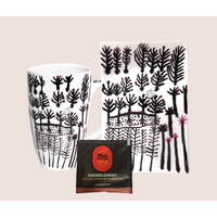 Kurlkura Trees in Bloom Giftset - Better World Aboriginal Art -  Fine Bone China Mug/Cake Plate/Tea 