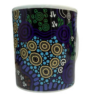 Hogarth Aboriginal Art China Mug - Tropical Journey