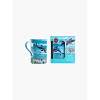 Koh Living Aboriginal Art Fine Bone China Mug (290ml) - Dolphins