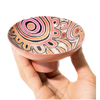 Better World Aboriginal Art - Powder Coated Small Bowl - Celebration of Life
