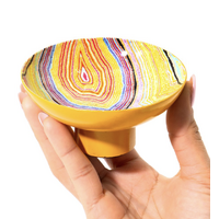 Better World Aboriginal Art - Powder Coated Small Bowl - Wakirlpirri