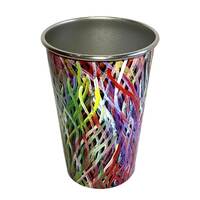 Utopia Aboriginal Art Stainless Steel (455ml) Tumbler - Grass Seed Dreaming