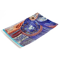 Better World Aboriginal Art Boxed Bone China Cake Plate - Two Sisters