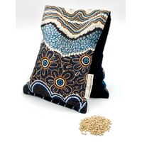 Better World Aboriginal Art Wheat Bag - Ocean & Earth