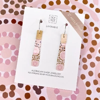 Moe Moe Design Silver Alloy Hoop Earrings - Ceremony Beacon 