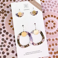 Moe Moe Design Silver Alloy Mixer Pack Earrings - Ceremony