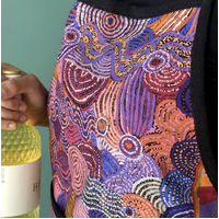 Multju Mulga Country - Better World Aboriginal Art Cotton Apron