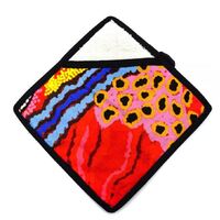Better World Aboriginal Art Cotton Pot Holder - Family & Country