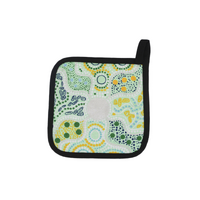 Nanda Girl Aboriginal Art Pot Holder - Spring In The Murchison