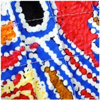 Better World Aboriginal Art Cotton Oven Mit - Dogwood Tree Dreaming