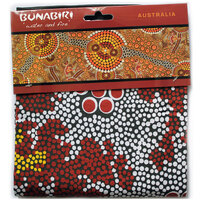 Bunabiri Aboriginal Art Cotton Teatowel - Bushland Dreaming