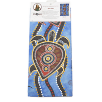 Muralappi Journey Cotton Teatowel (70cm x 50cm) - Path of the Sea Turtles