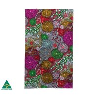 Coral Hayes Aboriginal Art Australia Made Teatowel - Gathering Bush Banana