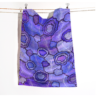 Ngarlikurlangu Emu Dreaming - Better World Aboriginal Art Digital Print Cotton Teatowel