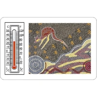 Tobwabba Aboriginal Art Thermometer Fridge Magnet - Journey of the Coastal Kooris