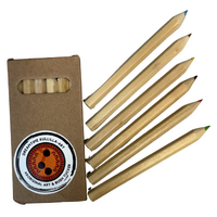 Aboriginal Flag Pencil Pack (6) - Dreamtime Kullilla-Art