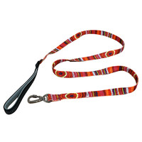 Utopia Aboriginal Art Design Dog Leash/Lead - Sunrise on My Mother's Country [size: Large]