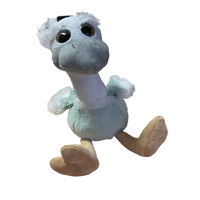 Dinki Di Plush Toy - Grey & White Sitting Emu (25cm)