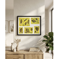 Sandra Angus Aboriginal Art Framed Canvas (62cm x 44.5cm) - Boab Festival