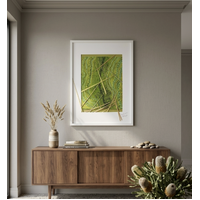 Sandra Angus Aboriginal Art Framed Canvas (62cm x 44.5cm) - Croc or Shop?