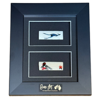 Framed Handpainted Aboriginal Bone Art - 2 in1 Bar