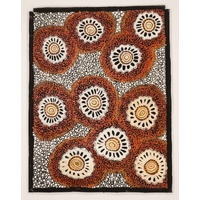 Kampurarpa & Imangka-Imangka UNstretched Canvas (61cm x 81cm) - Iwiri Aboriginal Art