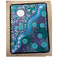 Tjulpun-Tjulpun  UNstretched Canvas (61cm x 81cm) - Iwiri Aboriginal Art