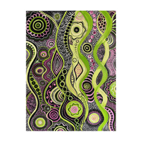 Maree Bradbury Aboriginal Art Stretched Canvas (45cm x 60cm) - Women on Country