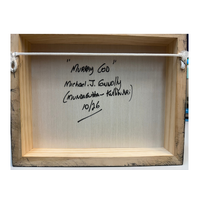 Murray Cod - Handpainted Timber Canvas [25cm x 20cm] - Dreamtime Kullilla-Art
