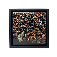 Boxed Framed Stretched Canvas with Silver & Opal - The Promise of Morning