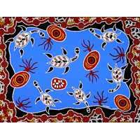 Stephen Hogarth Aboriginal Art Framed Limited Edition Print - Breeding  (No 2 of 5)