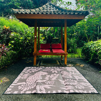 Recycled Mat - Large Square (2.4m x 2.4m) - Cockatoo Haven (Pink)