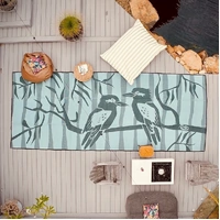 Kookaburra Catch Up [Blues] - XXLARGE (2.4m x 6m) - Recycled Plastic Mat