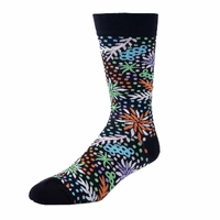Spencer Flynn MEN'S Aboriginal Art Socks - Bush Medicine