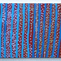Better World Aboriginal Art Magnetic Bookmark - Water Dreaming 