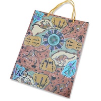 Warrina Aboriginal design Giftbag (Large) - Mirram Mirram Aka