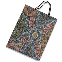 Warrina  Aboriginal design Giftbag (Large) - Wild Bush Flowers