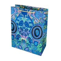 Aboriginal design Handmade Paper Giftbag (Medium) - Pikilyi