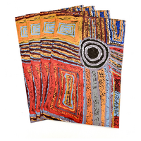 Aboriginal design Folded Wrapping Paper - Women's Ceremony