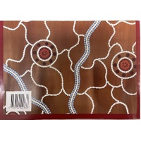 Aboriginal Wrapping Paper - Australian Indigenous Art Series - Campfire (NSW)