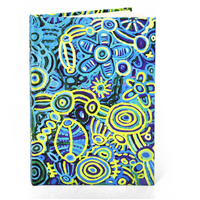 My Ngarrindjeri Country Dreaming - Aboriginal Art Hardcover Notebook [125mm x 185mm] [185 Ruled Pages]