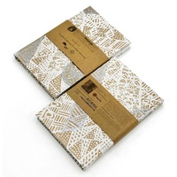 Handmade Aboriginal Art Paper Glitter RULED Notebook - Old Lady Travels